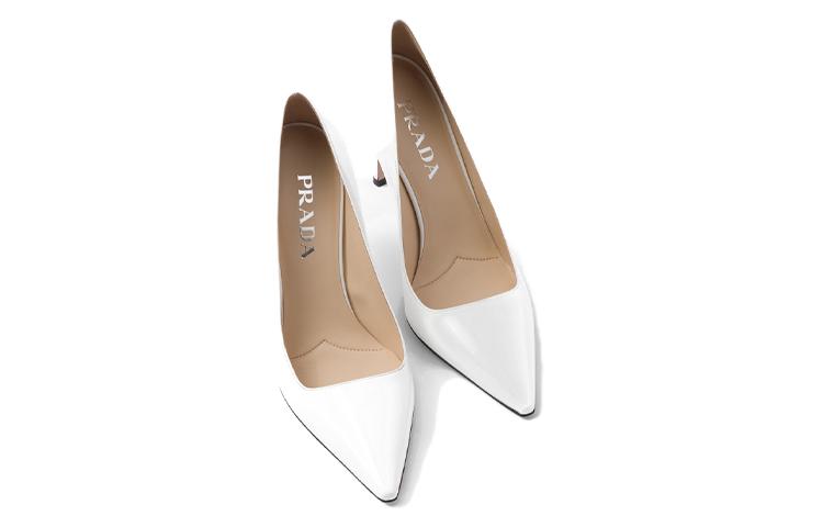 Lookbook (W) Prada Leren Spitse Stilettohak ''Wit'' 1I166N_069_F0009_F_095