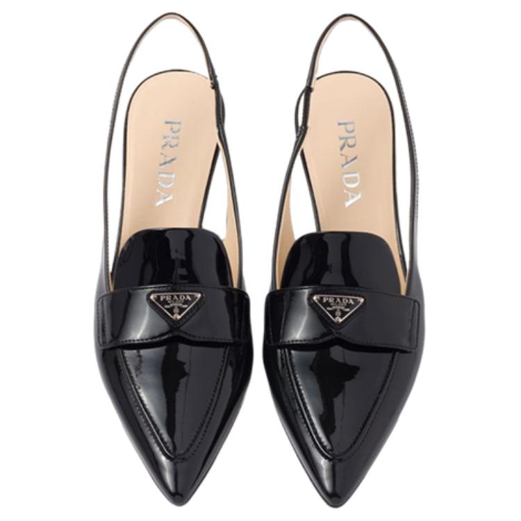 Shop (W) Prada Tacchi a Spillo in Pelle Verniciata a Punta ''Neri'' 1D175N_069_F0002_F_045