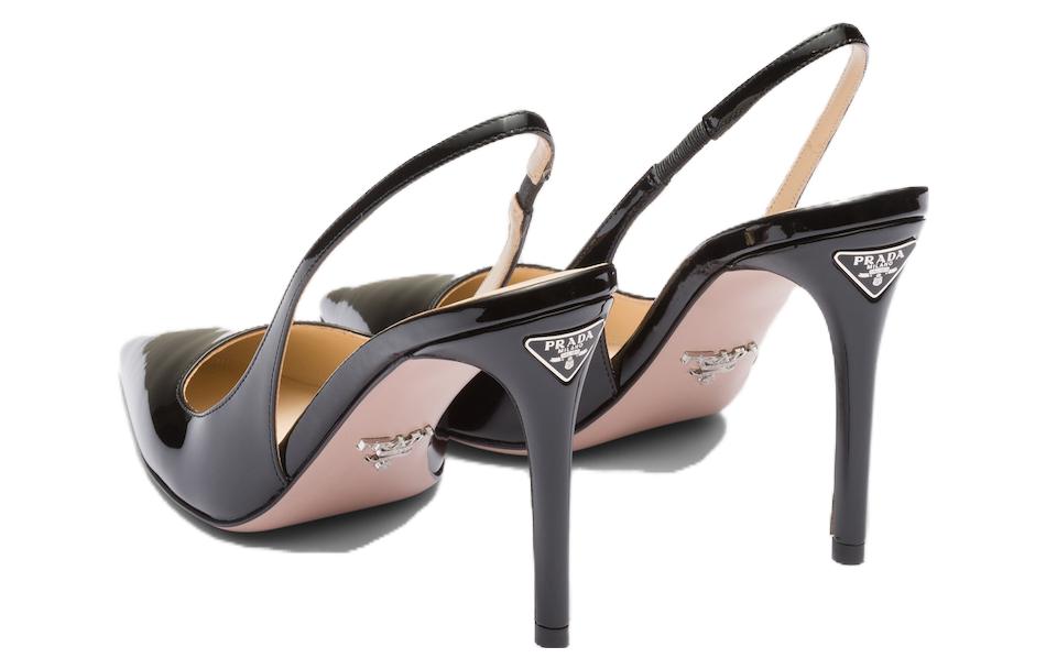 Shop (W) プラダ パテント ポインテッドトゥ スティレットヒール (黒) 1I164N_069_F0002_F_095