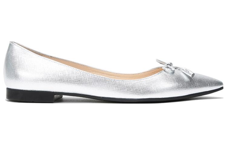 Order (W) Ballerine Prada in Pelle Verniciata a Punta ''Argento'' 1F599L_3KGD_F0118_F_012
