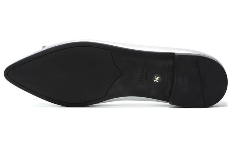 Details for (W) Ballerine Prada in Pelle Verniciata a Punta ''Argento'' 1F599L_3KGD_F0118_F_012