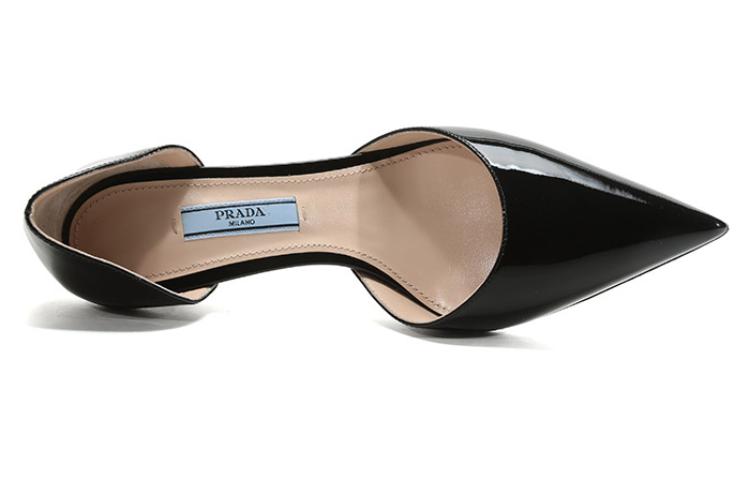 Purchase (W) Prada Tacchi Alti in Pelle Verniciata a Punta ''Nero'' 1I240L_069_F0002_F_065
