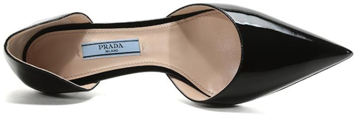 (Women) Prada Patent Leather Pointed Toe High Heels 'Black' 1I240L_069_F0002_F_065 Purchase (Women) Prada Patent Leather Pointed Toe High Heels 'Black' 1I240L_069_F0002_F_065