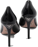 Purchase (W) Prada Sepatu Hak Tinggi Kulit Hitam Berujung Runcing 9.5cm 1I166N_069_F0002_F_095