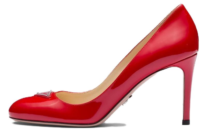 Buy (W) Prada Sepatu Hak Kulit Merah Patent 1I160N_069_F0011_F_085