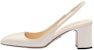 (W) Prada Kasut Tumit Blok Slip-On Kulit 'Ivory' 1I173N_069_F0304_F_065