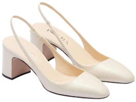 Lookbook (Women) Prada Patent Leather Slip-On Round-Toe Block Heel 'Ivory' 1I173N_069_F0304_F_065