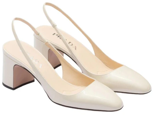 (W) Prada Leren Slip-On Rondneus Blokhak ''Ivory'' 1I173N_069_F0304_F_065 Lookbook (W) Prada Leren Slip-On Rondneus Blokhak ''Ivory'' 1I173N_069_F0304_F_065