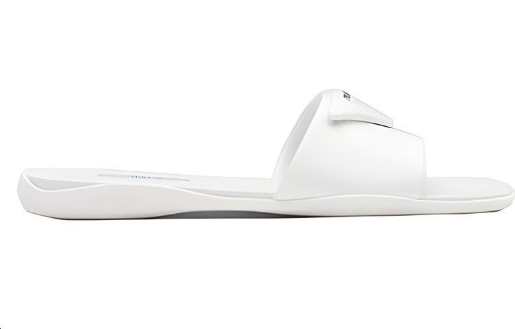 (W) Prada Patent Leather Slippers 'White' 圖 2