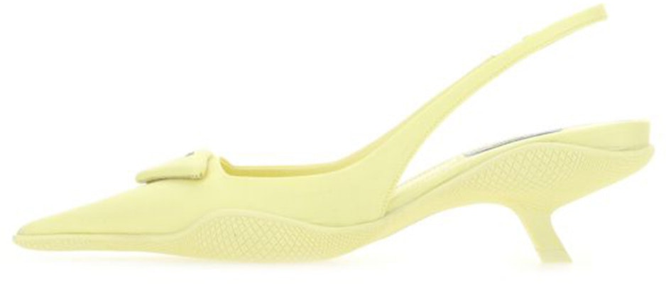 (Women) Prada Patent Leather Strap Pointed Block Heel Pumps 'Yellow' 1I565M_W08_F0569_F_A045 Buy (Women) Prada Patent Leather Strap Pointed Block Heel Pumps 'Yellow' 1I565M_W08_F0569_F_A045