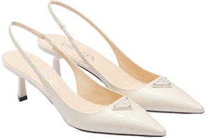 (W) Prada Tacón de Aguja Punta Fina 'Blanco' 1I153N_069_F0304_F_055 Lookbook (W) Prada Tacón de Aguja Punta Fina 'Blanco' 1I153N_069_F0304_F_055