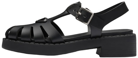 (Women) Prada Platform Fashion Sandal 'Black Buckle' 1X857M_3LKK_F0002_F_050 (Women) Prada Platform Fashion Sandal 'Black Buckle' 1X857M_3LKK_F0002_F_050