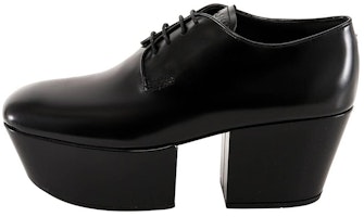 (Women) Prada Platform Fashion Sneaker 'Black Leather' 1E722M_P39_F0002 (Women) Prada Platform Fashion Sneaker 'Black Leather' 1E722M_P39_F0002
