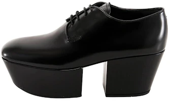 (Women) Prada Platform Fashion Sneaker 'Black Leather' 1E722M_P39_F0002 (Women) Prada Platform Fashion Sneaker 'Black Leather' 1E722M_P39_F0002