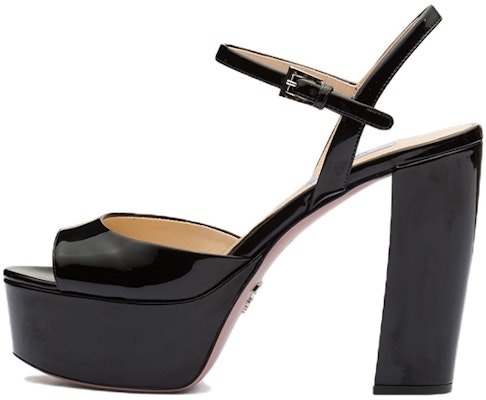 (Women) Prada Platform High Heel Black 'Fashion Slide' 1XP49B_069_F0002_F_115 Buy (Women) Prada Platform High Heel Black 'Fashion Slide' 1XP49B_069_F0002_F_115