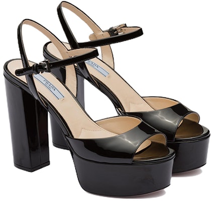 (Women) Prada Platform High Heel Black 'Fashion Slide' 1XP49B_069_F0002_F_115 Lookbook (Women) Prada Platform High Heel Black 'Fashion Slide' 1XP49B_069_F0002_F_115
