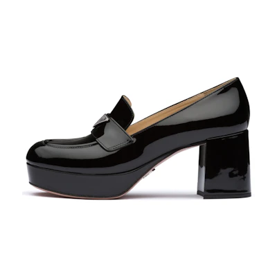 (W) Prada Platform High Heels 'Patent Black'