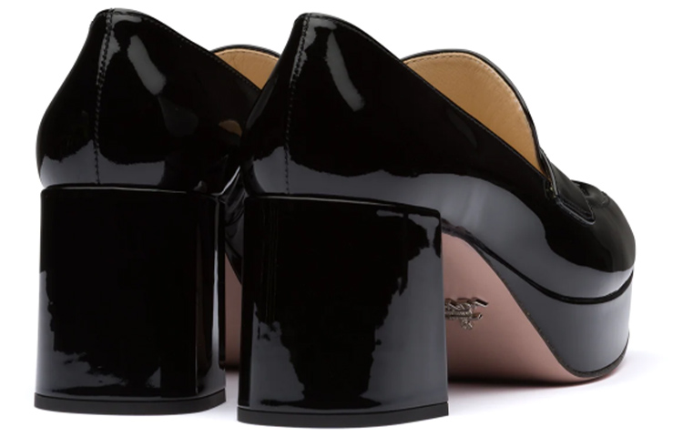 Lookbook (W) Prada Kasut Tumit Tinggi Platform 'Hitam Berkilat' 1D018M_069_F0002_F_070