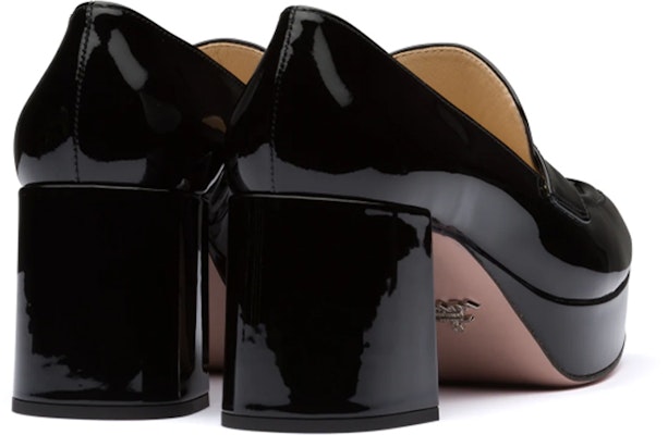 (Women) Prada Platform High Heels 'Patent Black' 1D018M_069_F0002_F_070 Lookbook (Women) Prada Platform High Heels 'Patent Black' 1D018M_069_F0002_F_070
