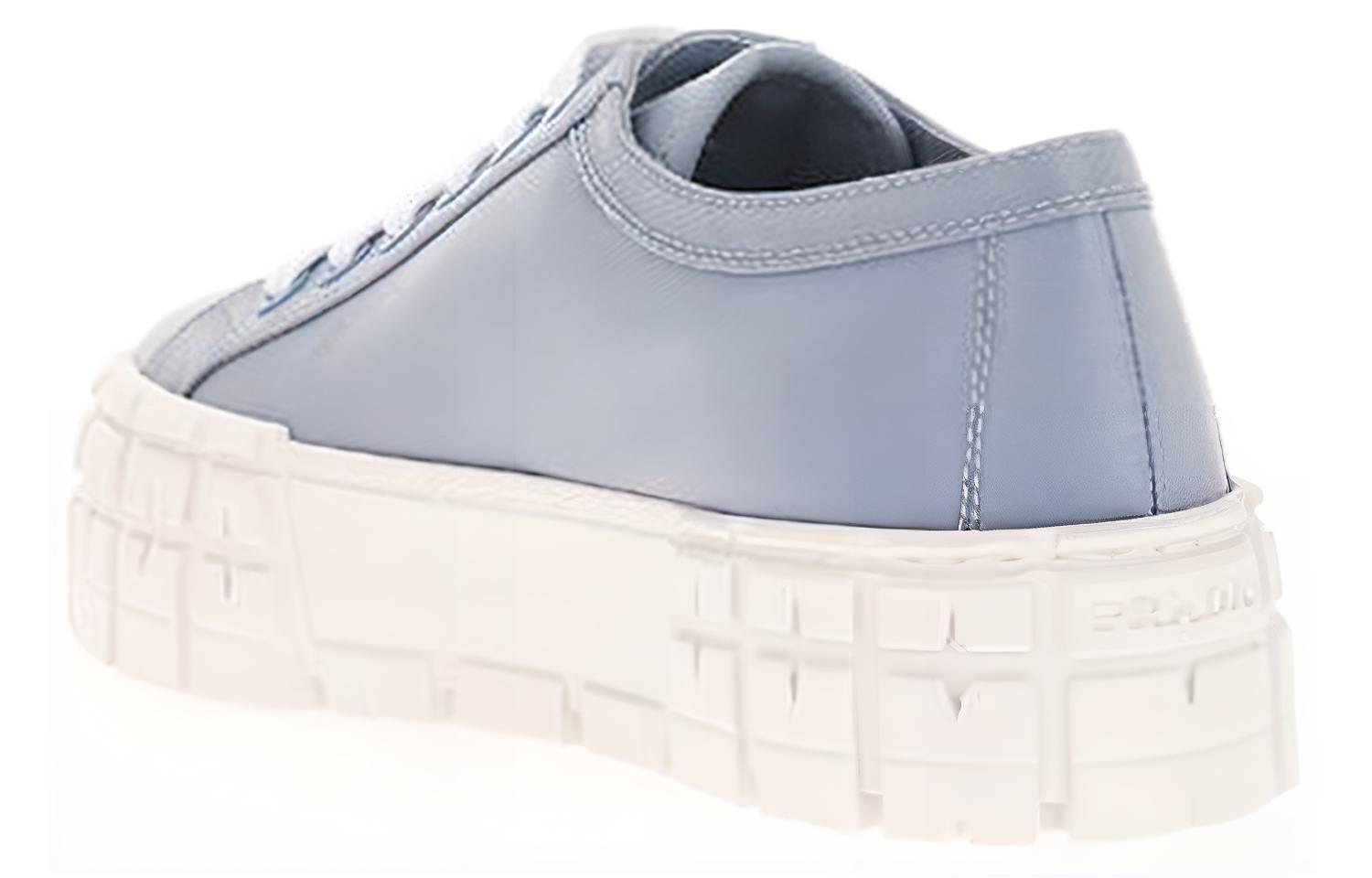 (W) Prada Platform Sneakers 'Blue Logo' 圖 3
