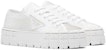 (W) Prada Kasut Platform 'Logo Sulaman Sekuin Putih' 1E787M_959_F0009_F_050