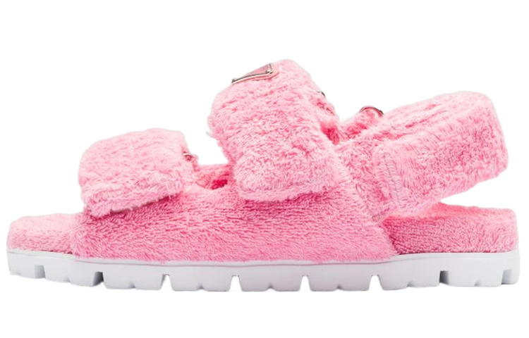 (W) Prada Platform Velcro Sandals 'Pink Fashion'
