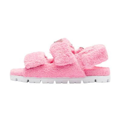 (W) Prada Platform Velcro Sandals 'Pink Fashion'