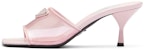 (W) Sandal Mule Prada Plexiglas 65mm Kulit Patent Merah Jambu Alabaster 1XX644_3N09_F0E18_F_065