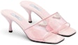 Lookbook (W) Sandal Mule Prada Plexiglas 65mm Kulit Patent Merah Jambu Alabaster 1XX644_3N09_F0E18_F_065