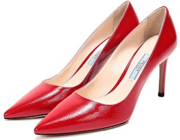 (W) Prada Tacón Alto Punta Fina 'Cuero Rojo' 1I834I_3A9S_F0011_F_085 Lookbook (W) Prada Tacón Alto Punta Fina 'Cuero Rojo' 1I834I_3A9S_F0011_F_085