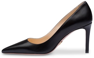 (Women) Prada Pointed-Toe Leather High Heels 'Black' 1I834I_011_F0002_F_085 (Women) Prada Pointed-Toe Leather High Heels 'Black' 1I834I_011_F0002_F_085