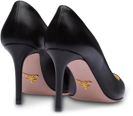 (Women) Prada Pointed-Toe Leather High Heels 'Black' 1I834I_011_F0002_F_085 Shop (Women) Prada Pointed-Toe Leather High Heels 'Black' 1I834I_011_F0002_F_085