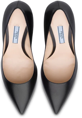 (Women) Prada Pointed-Toe Leather High Heels 'Black' 1I834I_011_F0002_F_085 Purchase (Women) Prada Pointed-Toe Leather High Heels 'Black' 1I834I_011_F0002_F_085