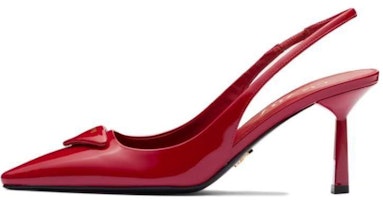 (Women) Prada Pointed-Toe Patent Leather Stiletto 'Cherry Red' 1I901M_JHR_F0E06_F_A075 (Women) Prada Pointed-Toe Patent Leather Stiletto 'Cherry Red' 1I901M_JHR_F0E06_F_A075