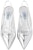 (W) Prada Tumit Tinggi Slingback Hujung Runcing 'Logo Perak' 1I901M_055_F0118_F_055