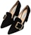 (W) Prada Kasut Pump Runcing Suede Bertali Pinggir 'Hitam' 1S773L_008_F0002_F_085