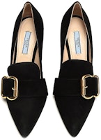 (W) 프라다 스웨이드 프린지 버클 펌프스 (블랙) 1S773L_008_F0002_F_085 Shop (W) 프라다 스웨이드 프린지 버클 펌프스 (블랙) 1S773L_008_F0002_F_085