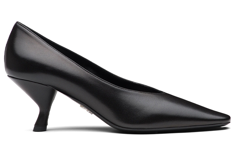 (W) Prada Pointed-Toe High Heels 'Soft Lambskin Black' 圖 2