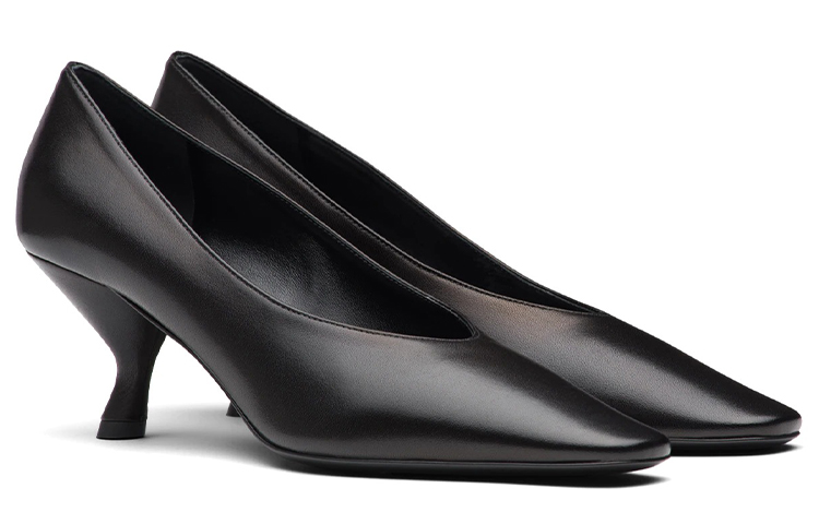 (W) Prada Pointed-Toe High Heels 'Soft Lambskin Black' 圖 3