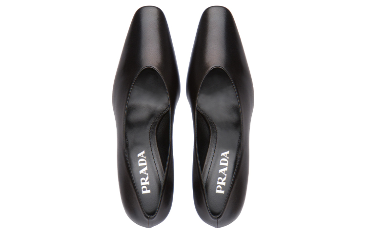 (W) Prada Pointed-Toe High Heels 'Soft Lambskin Black' 圖 4
