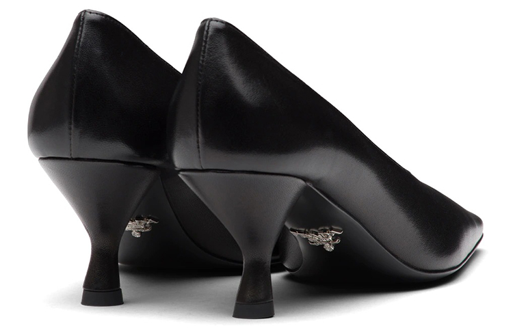 (W) Prada Pointed-Toe High Heels 'Soft Lambskin Black' 圖 5