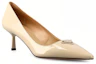 Lookbook (W) Escarpins Prada Cuir Verni Bout Pointu Talon Bas ''Ivoire'' 1I154N_069_F0304
