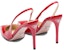 (W) Prada Tumit Tinggi Kulit Slingback Hujung Runcing 'Merah' 1I164N_069_F0011_F_095