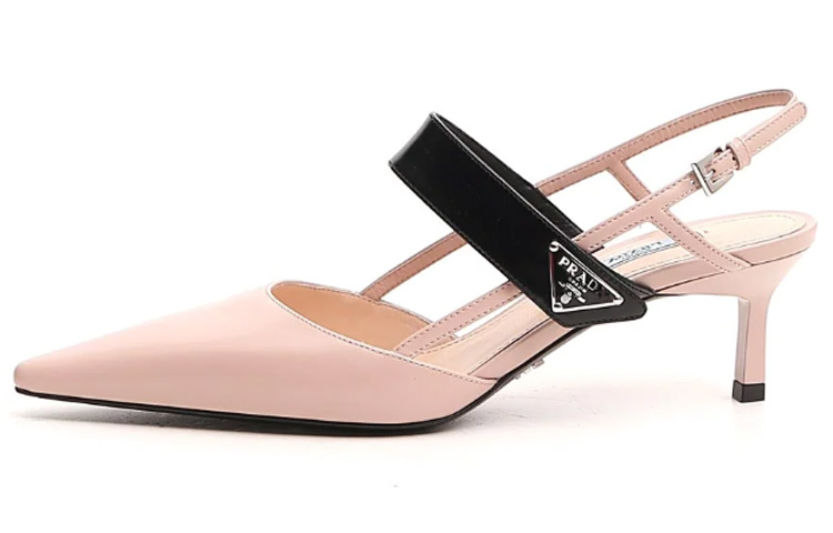 (Women) Prada Pointed Toe Slingback High Heels 'Pink' 1I322M_AZ3_F0G44