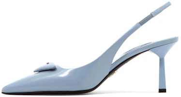 (Women) Prada Pointed Toe Slingback Stiletto 'Light Blue' 1I901M_055_F0076 (Women) Prada Pointed Toe Slingback Stiletto 'Light Blue' 1I901M_055_F0076