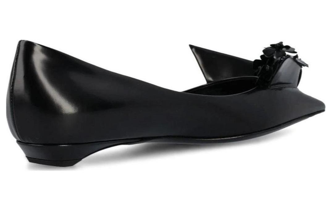 (W) Prada Pointed Toe Slip-On 'Black' 圖 5