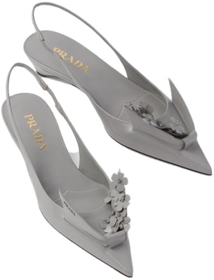 (Women) Prada Pointed Toe Slip-On 'Metallic Grey' 1I317N_055_F0424_F_025 Lookbook (Women) Prada Pointed Toe Slip-On 'Metallic Grey' 1I317N_055_F0424_F_025