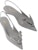 (W) Prada Kasut Slip-On Hujung Tajam 'Kelabu Metalik' 1I317N_055_F0424_F_025