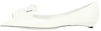 Buy (W) Prada Kasut Slip-On Hujung Runcing 'Putih Kasual' 1F291N_055_F0009_F_A015