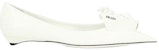 (W) Prada Kasut Slip-On Hujung Runcing 'Putih Kasual' 1F291N_055_F0009_F_A015